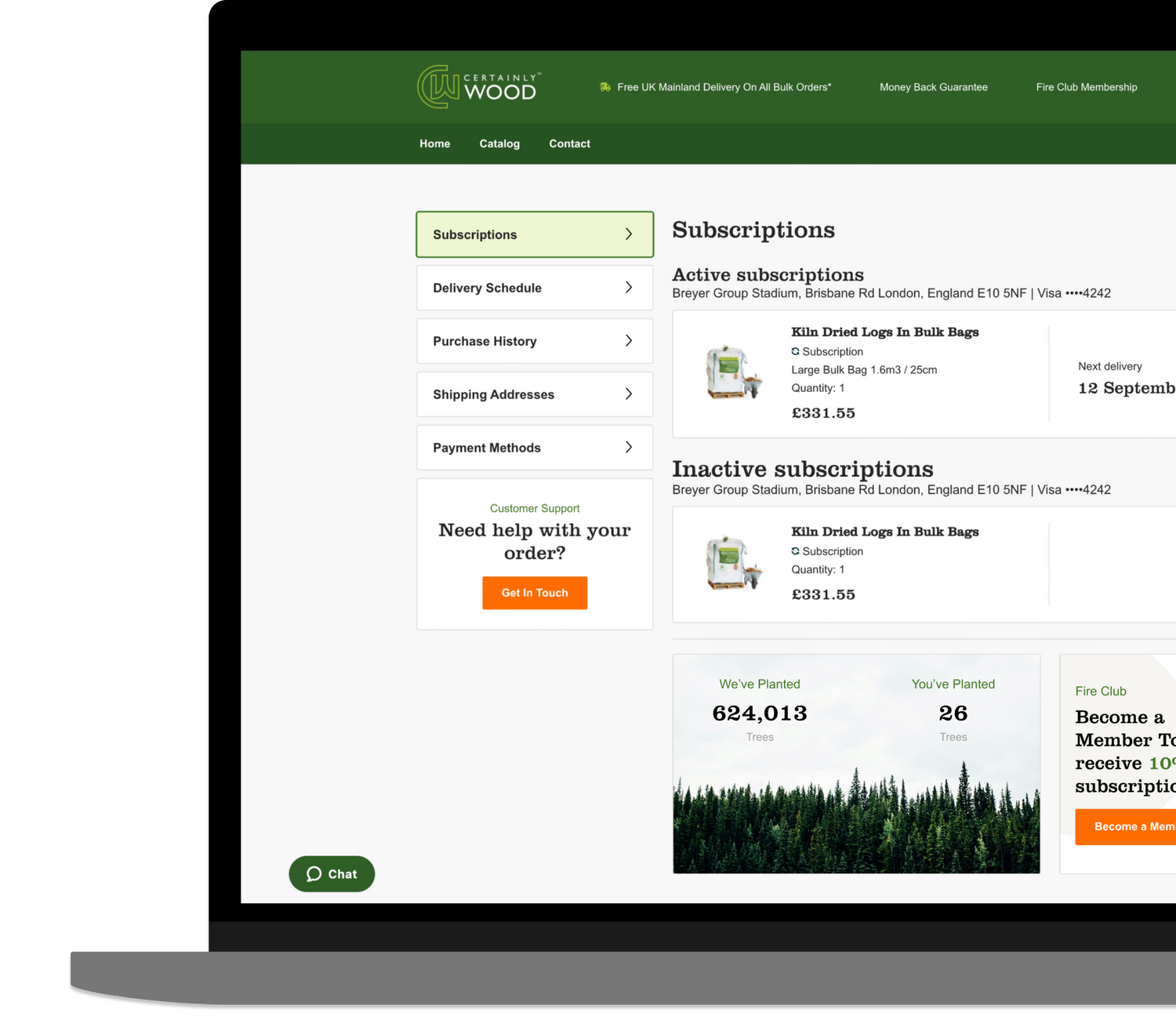 Recharge Customer Portal Custom Design for Shopify Brands by Blend Commerce, Shopify CRO Agency