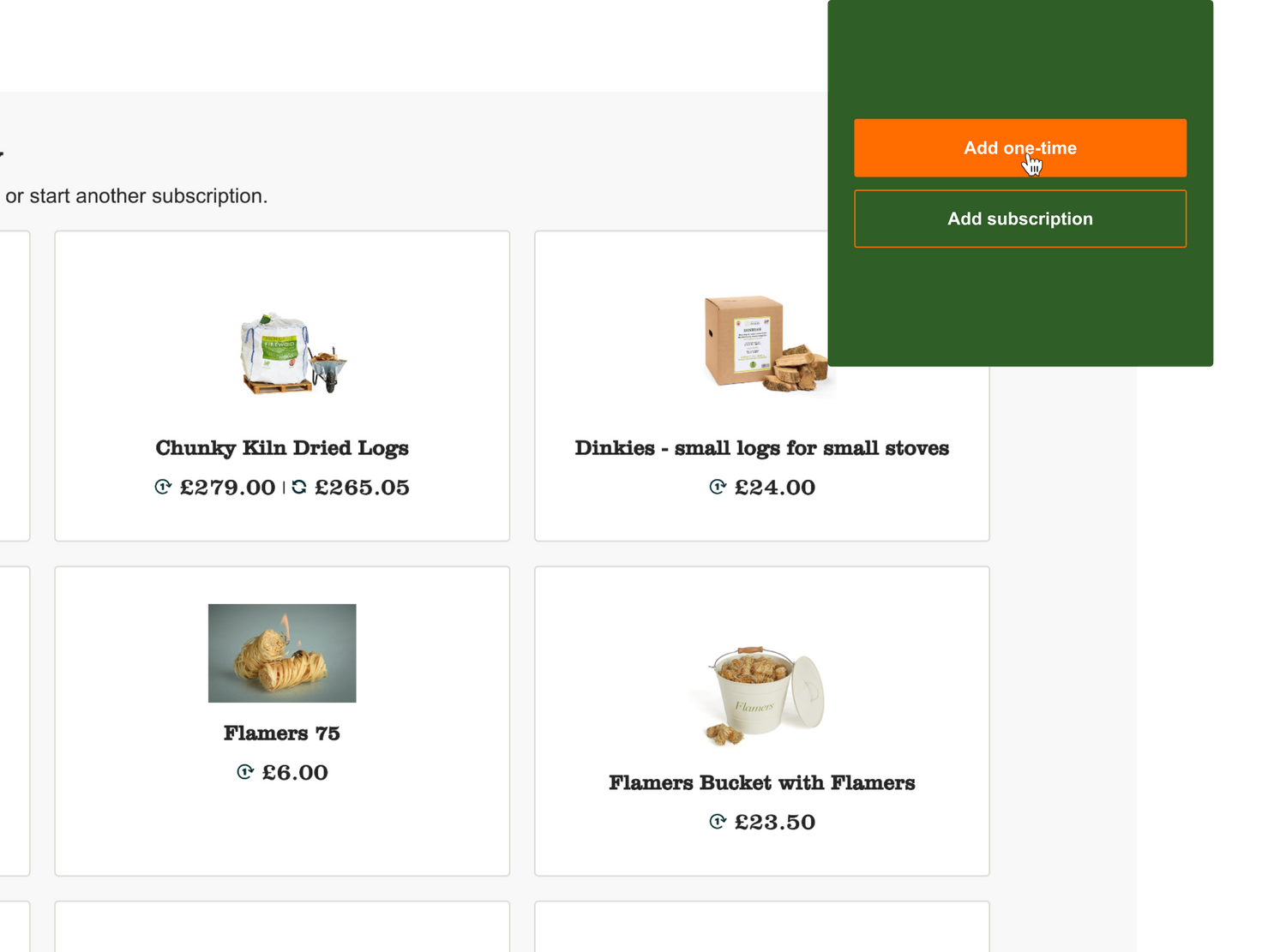 Recharge Product Recommendations in Customer Portal for Shopify Brands by Blend Commerce, CRO agency
