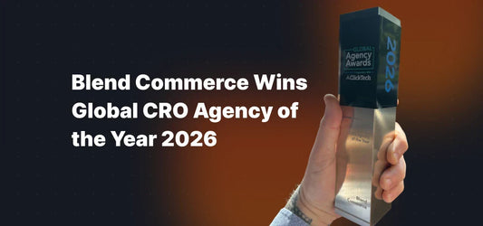 Blend Commerce Wins Global CRO Agency of the Year 2026
