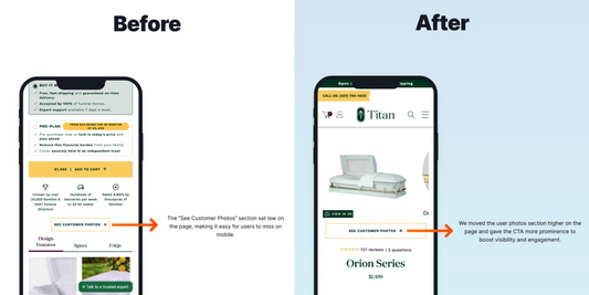 Highlighting User Photos to Enhance Engagement
