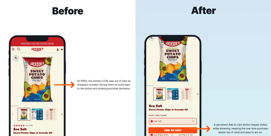Sticky Add to Cart vs. Subscribe & Save