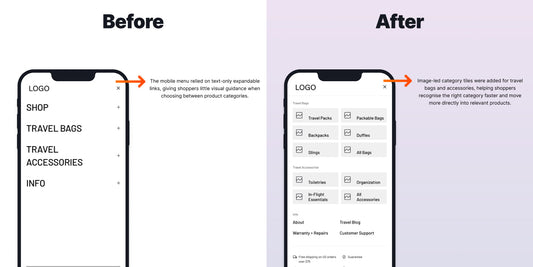 Improve Mobile Product Discovery with Visual Category Tiles