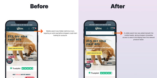 Increase Mobile Conversion with an Exposed Search Bar